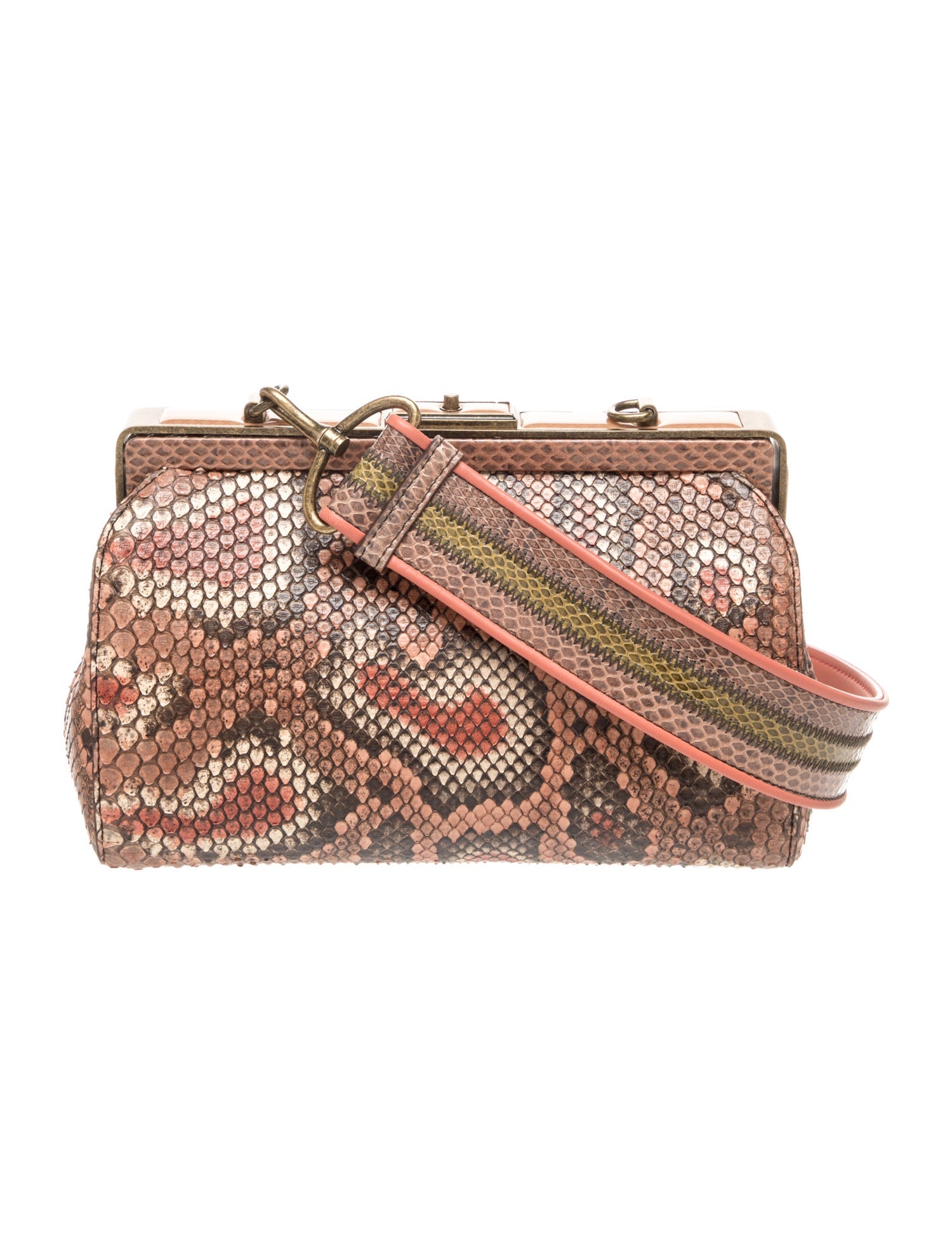 Bottega Veneta Python Dahlia Burano