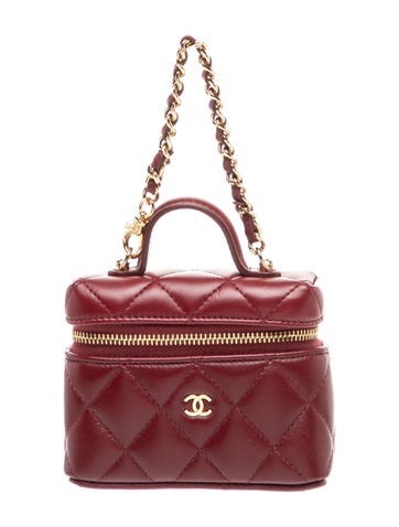 2026 Holiday Mini Vanity Top Handle Bag w/ Chain