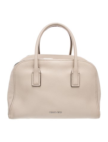Leather Top Handle Bag