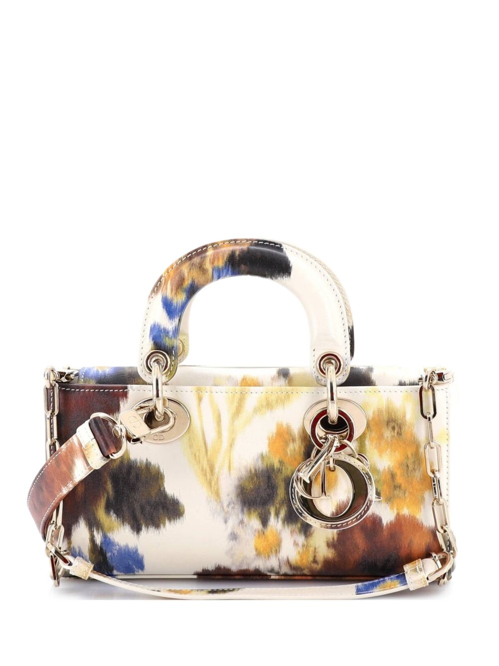 Lady D-Joy Bag Printed Leather Small satchel