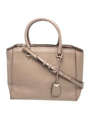 Leather Top Handle Bag