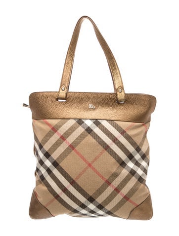 Burberry Super Nova Check Tote