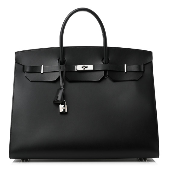 Hermes Vache Hunter Birkin Sellier 40 Black