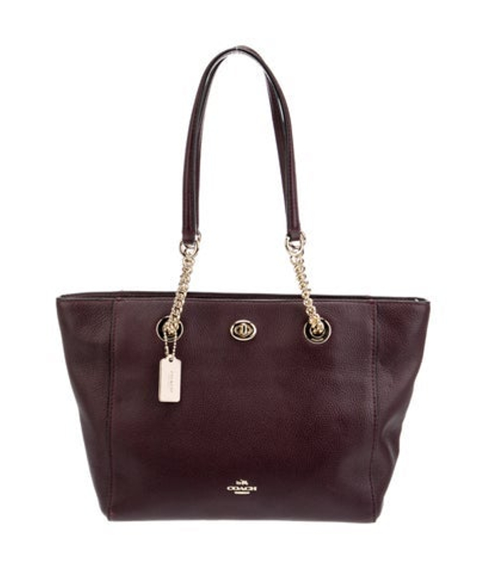 Coach Leather Top Handle Bag