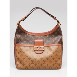 Louis Vuitton Louis Vuitton Monogram Reverse Canvas MM Dauphine Hobo Bag
