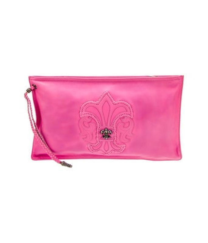 Chrome Hearts Hearts Leather Fleur De Lis