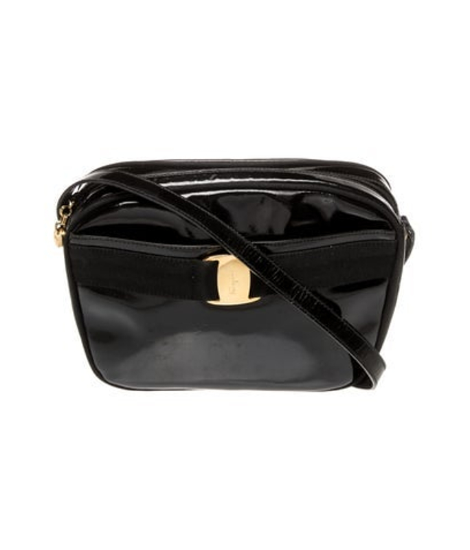 Salvatore Ferragamo Ferragamo Patent Leather Crossbody Bag