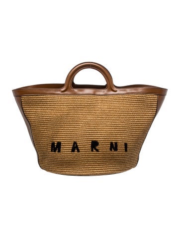 Raffia Top Handle Bag