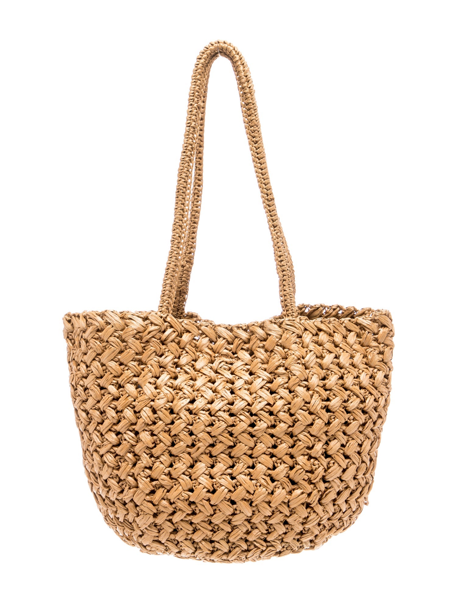 The Row Raffia Shoulder Bag