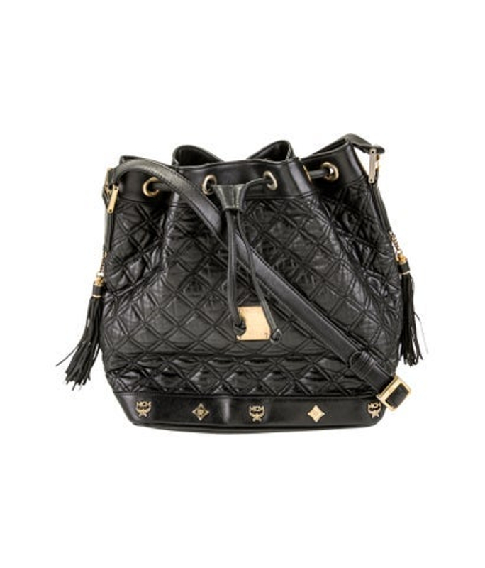 MCM Leather Bucket Bag