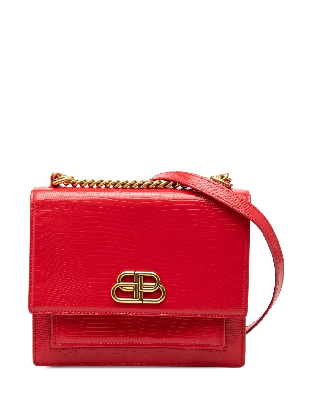 2019 Embossed Patent Sharp S Chain shoulder bag