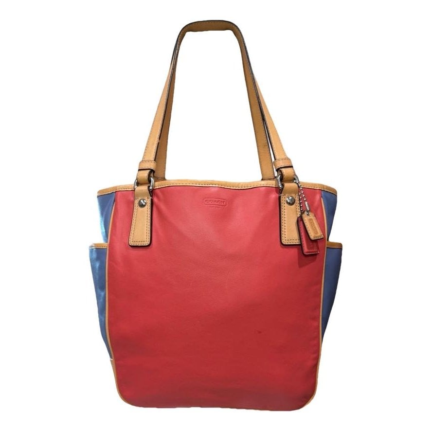 Leather tote