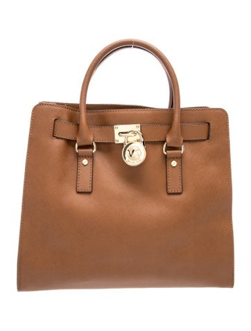 Saffiano Leather Top Handle Bag