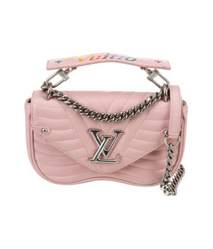 Louis Vuitton Vuitton Leather New Wave Chain Bag Mm
