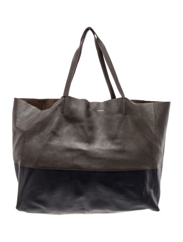 Leather Cabas Horizontal
