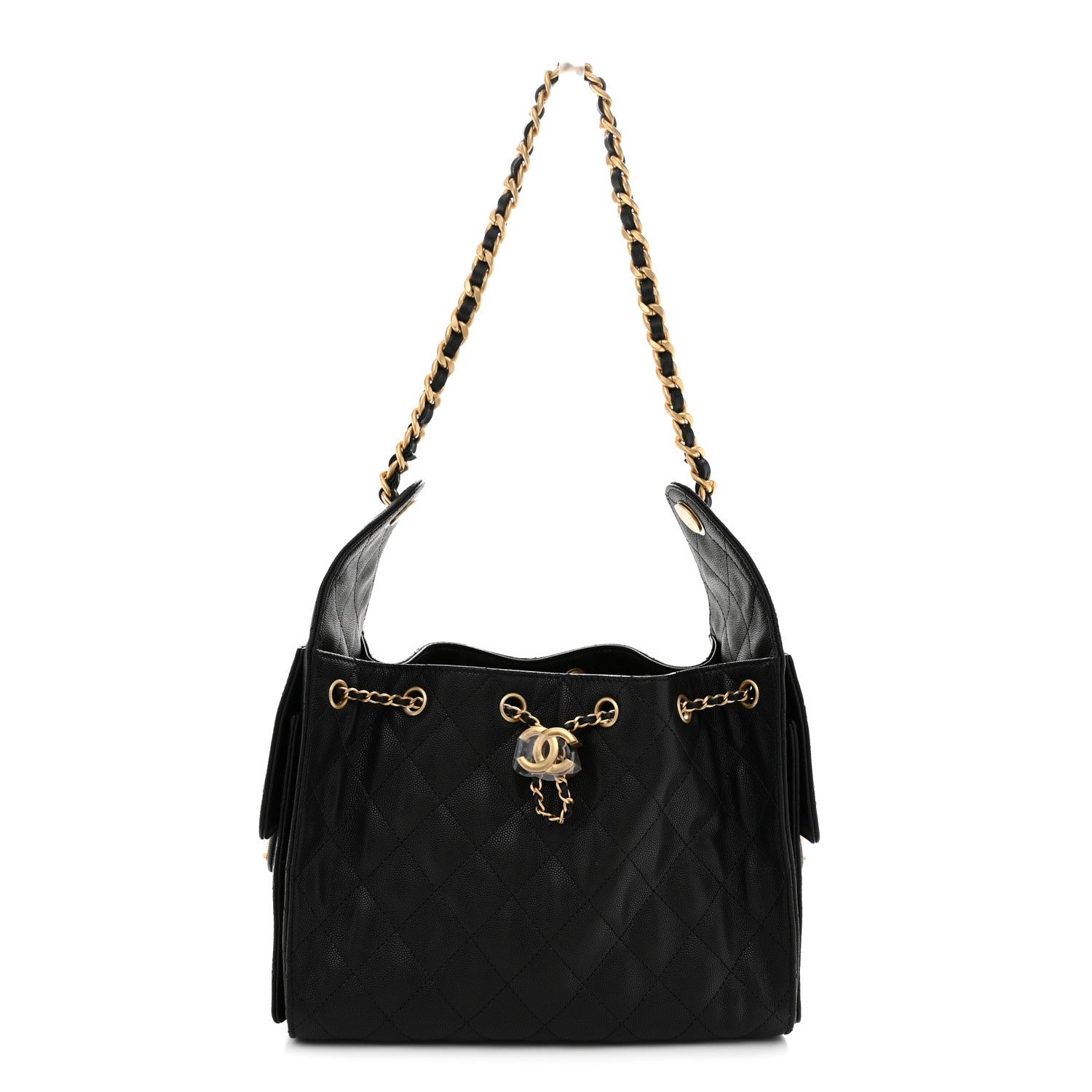 Chanel Caviar Quilted Small Chanel 25 Handbag Black