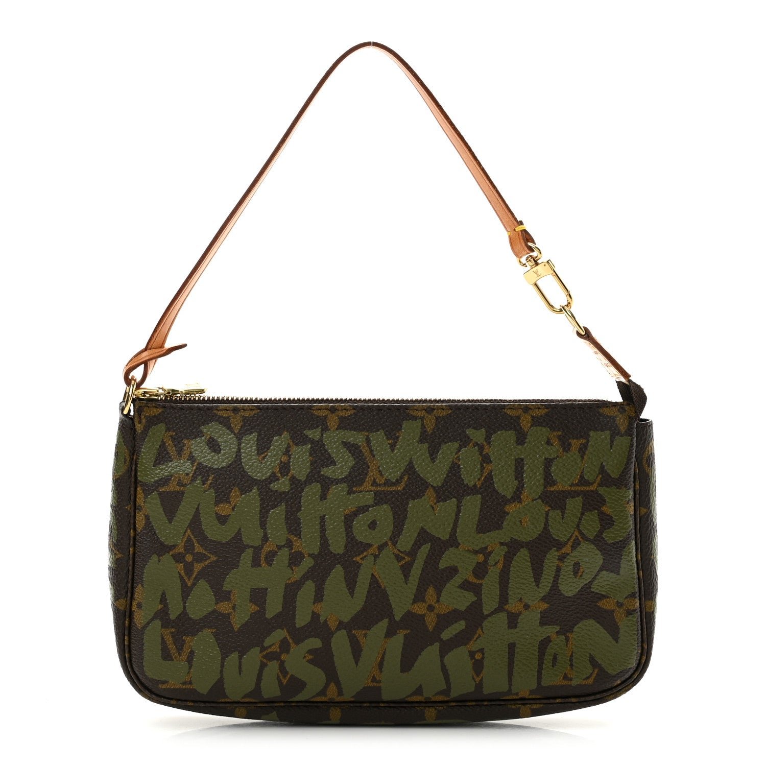 Louis Vuitton Monogram Graffiti Pochette Accessories Kaki