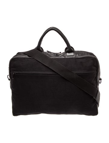 Issey Miyake Leather Weekender Bag