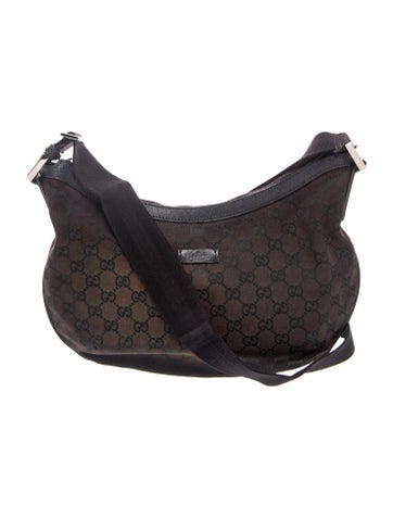 GG Canvas Half Moon Medium