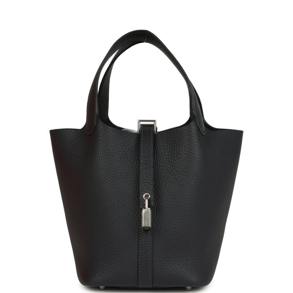 Hermes Hermes Picotin Lock 18 Caban Clemence Palladium Hardware