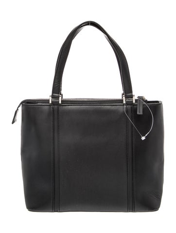 Leather Top Handle Bag