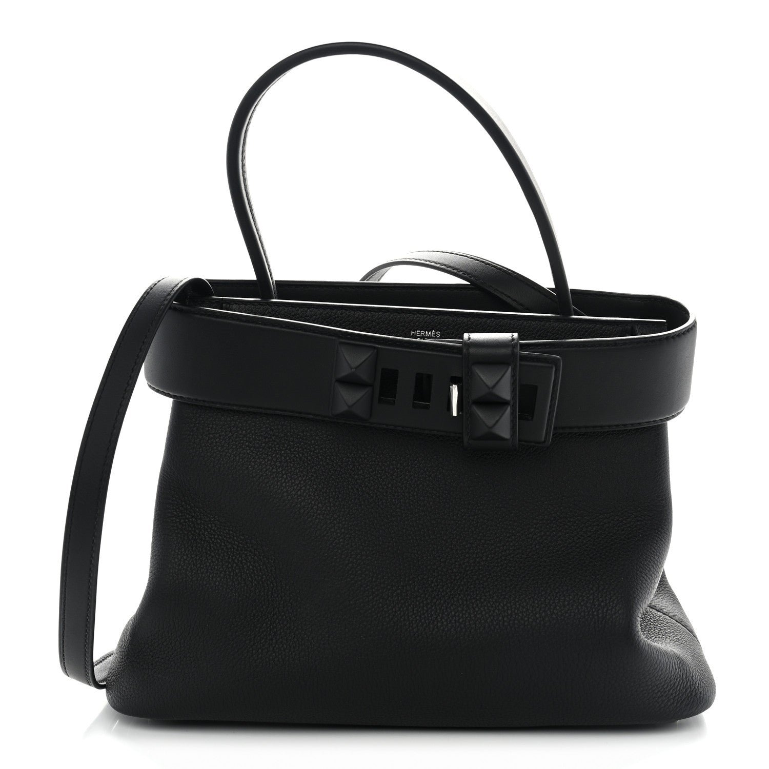 Hermes Togo Swift Medor Bag Black