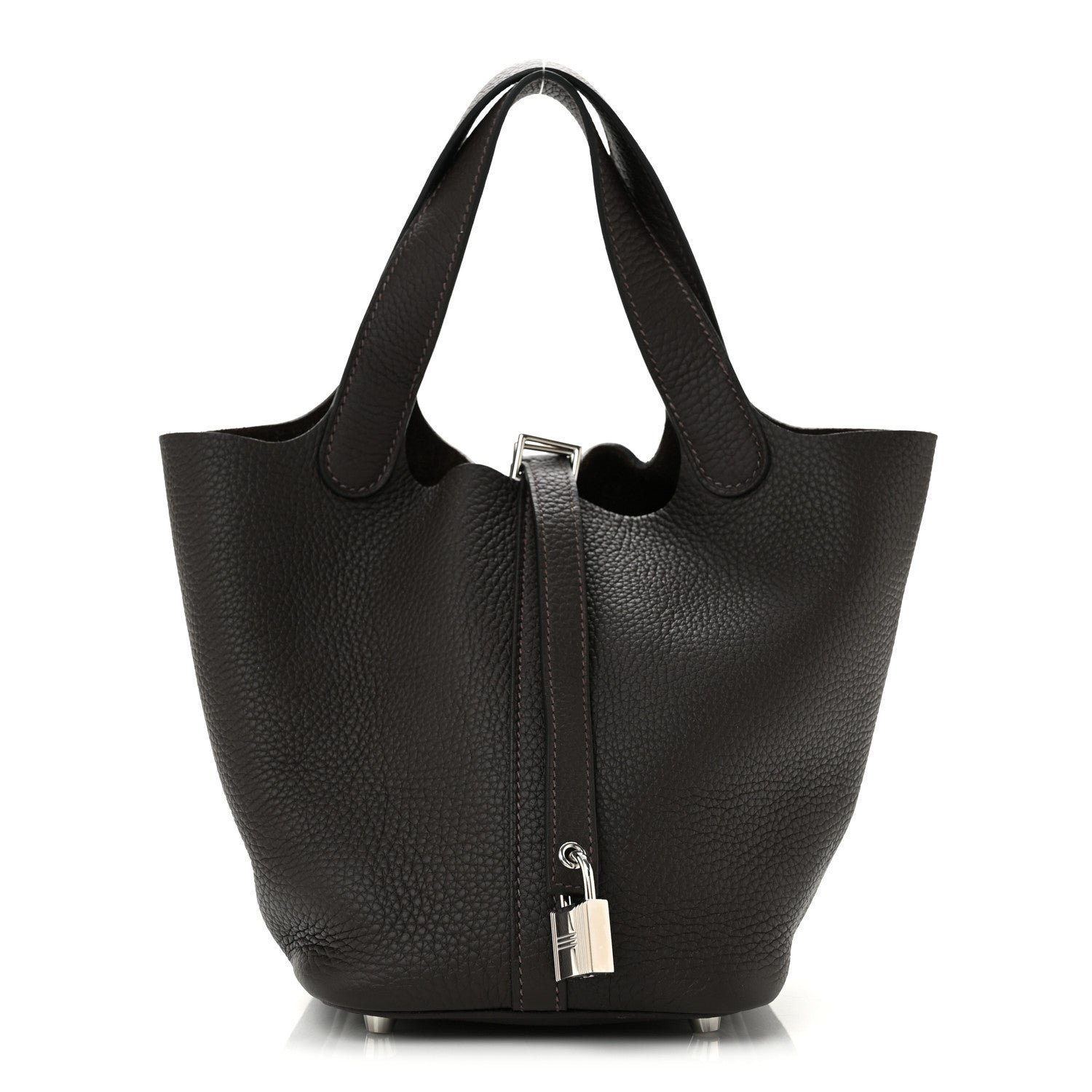 Hermes Taurillon Clemence Picotin Lock 18 PM Ebene