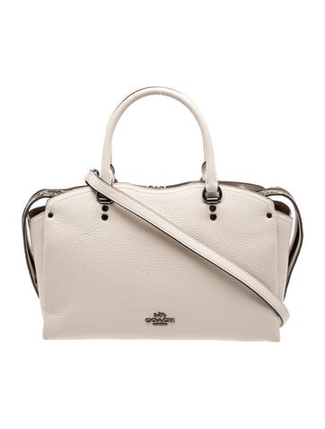 Leather Top Handle Bag