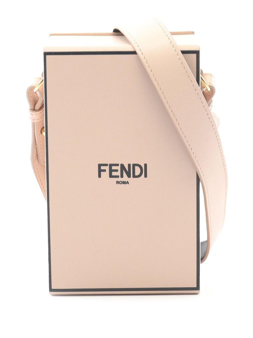 2010-2026 Leather Vertical Box crossbody bag