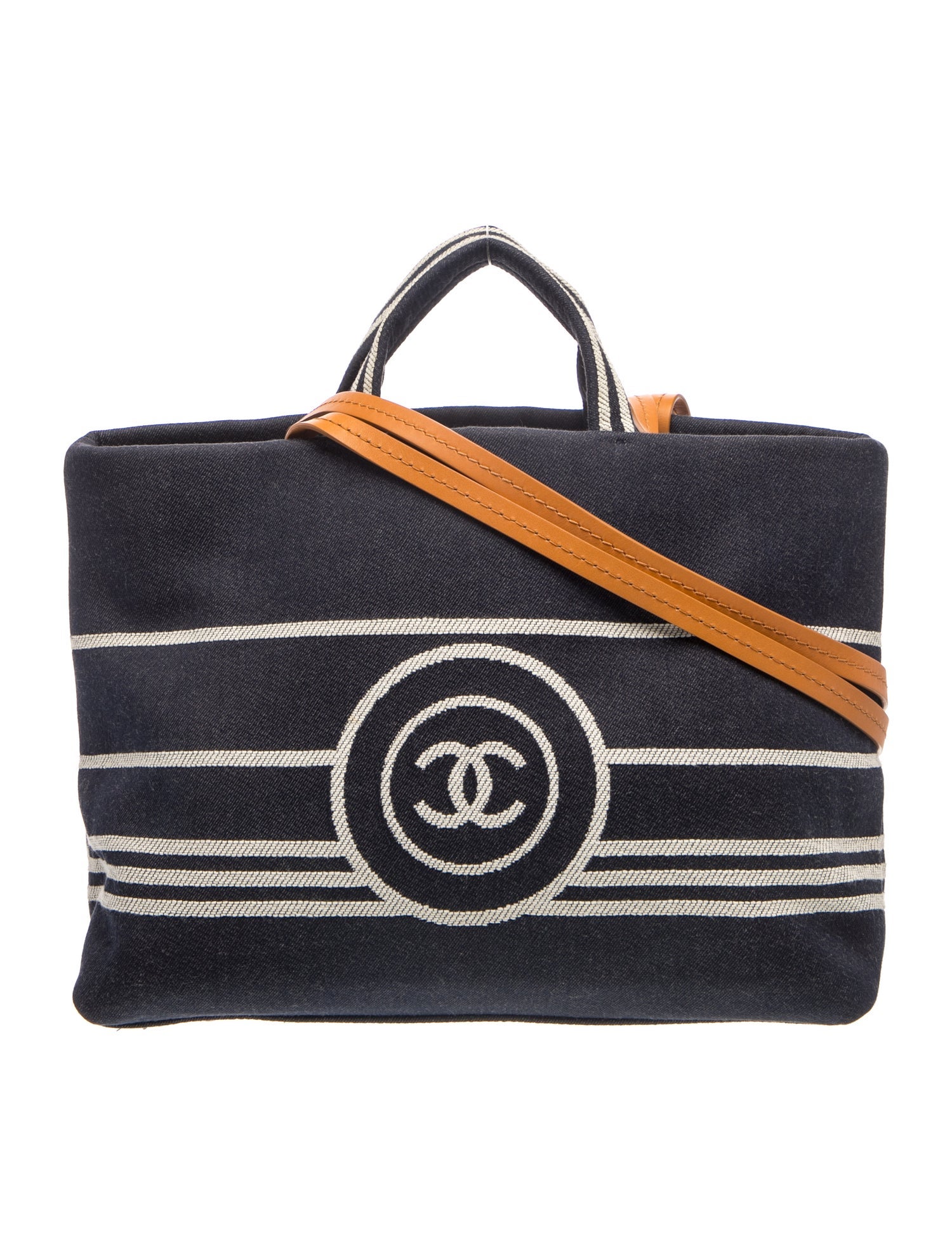 Denim CC Shopping Tote