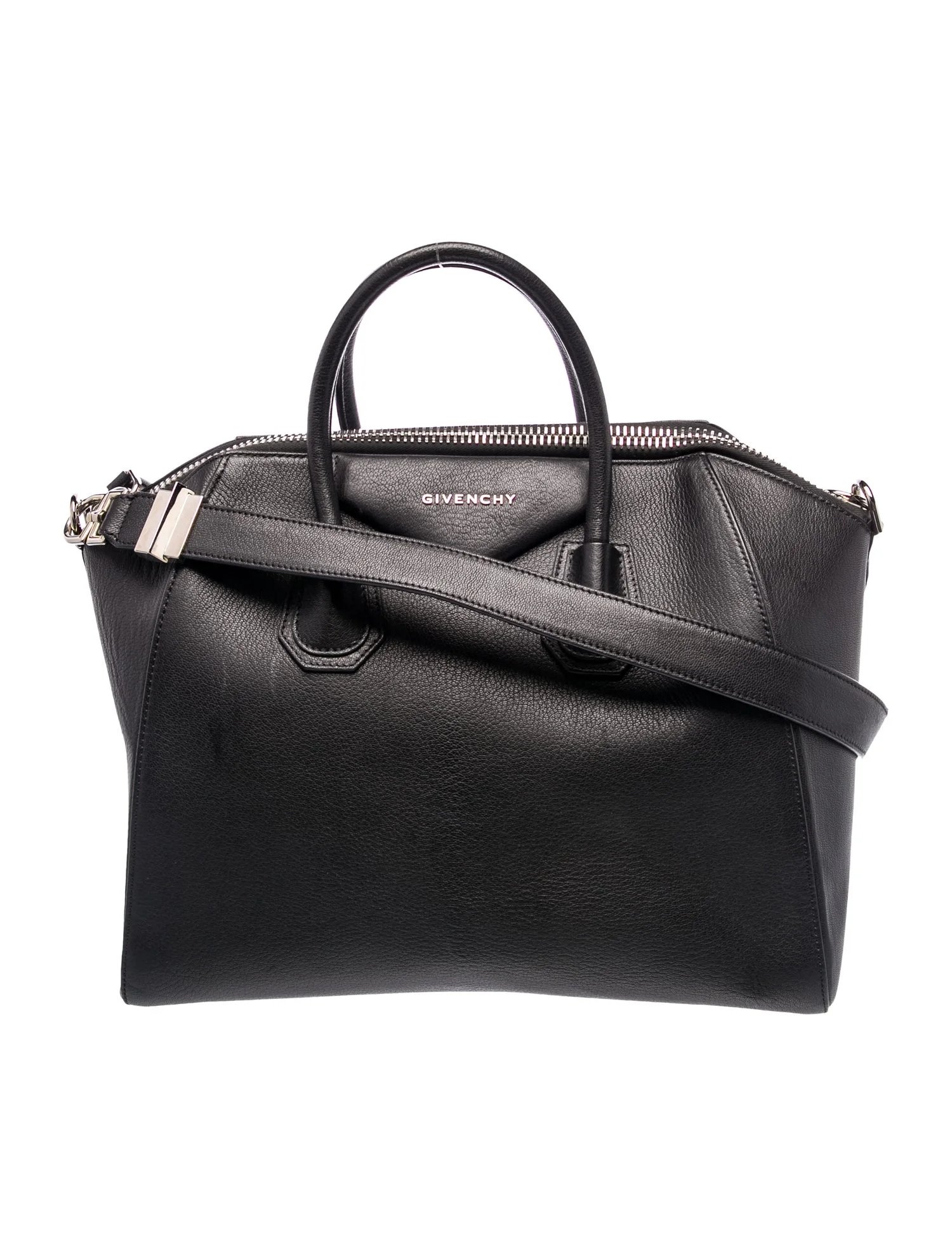 Leather Top Handle Bag