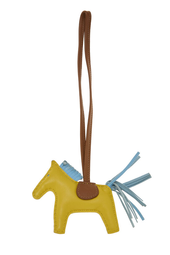 Hermes Multicolor Lambskin Rodeo Bag Charm TPM