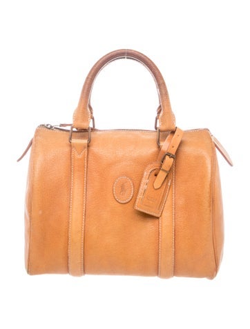 Leather Top Handle Bag