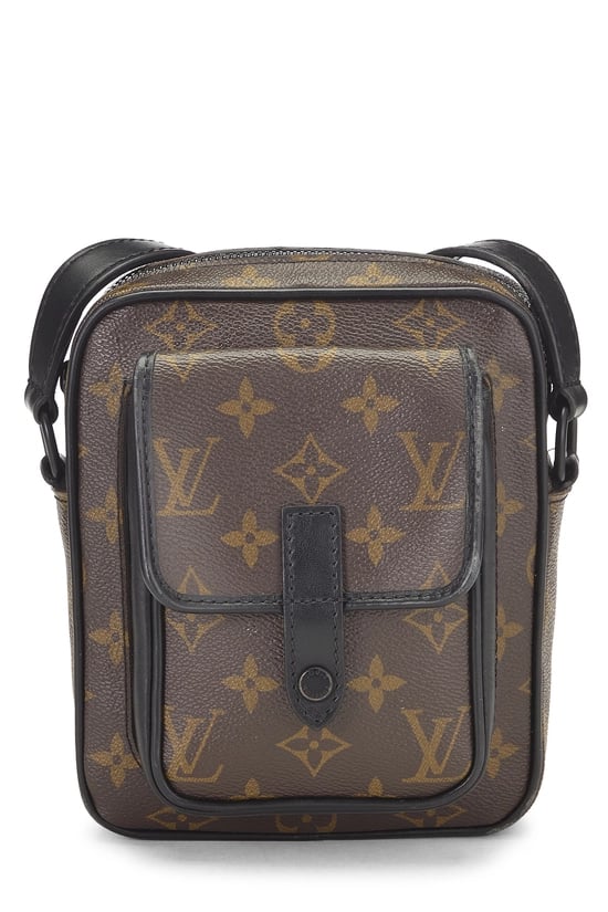 Black Monogram Macassar Christopher Wearable Wallet