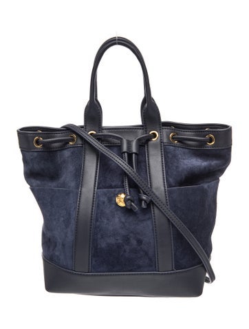 Suede Bucket Bag