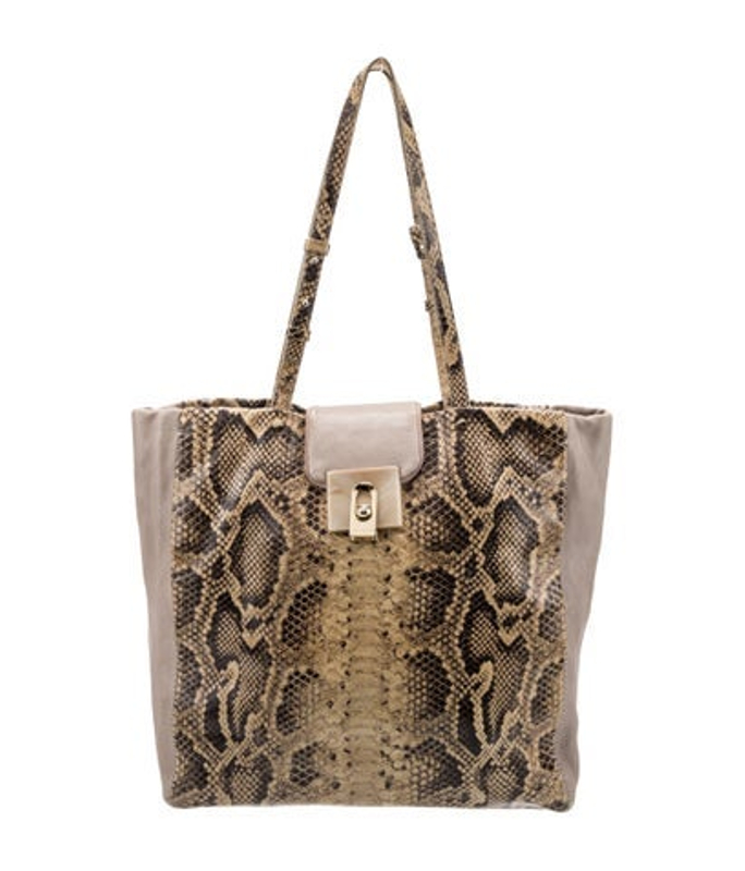 Lanvin Snakeskin Tote