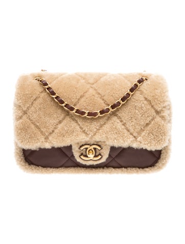 2024 Medium Shearling Flap Bag