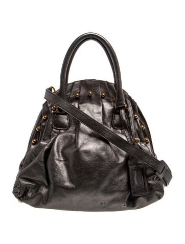 Leather Top Handle Bag