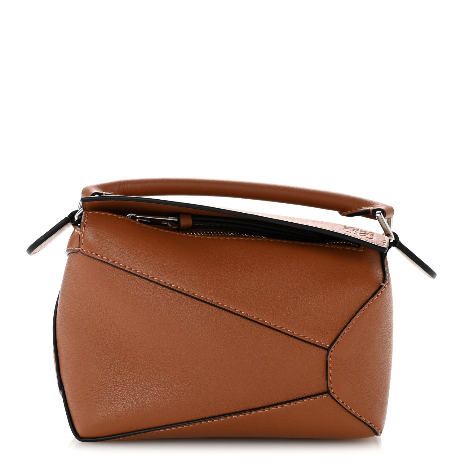 Loewe Calfskin Mini Puzzle Edge Bag Tan