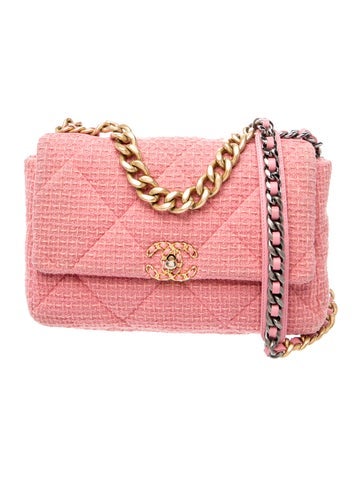 Chanel Large Tweed 19 Flap Bag