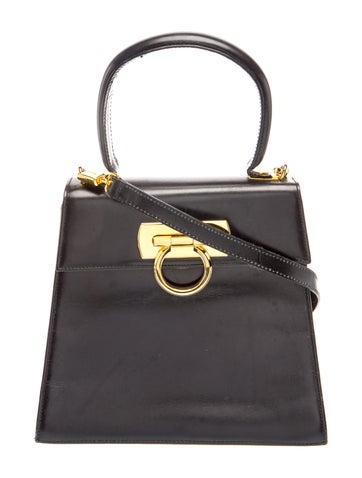 Leather Top Handle Bag