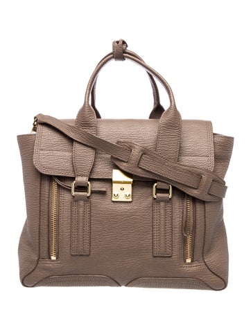 Leather Top Handle Bag