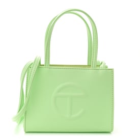 Telfar Vegan Leather Small Shopping Bag Double Mint