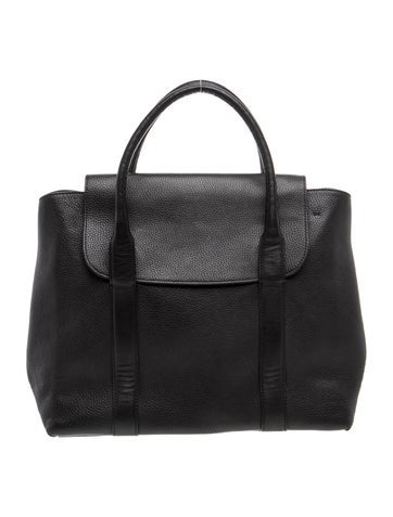 Leather Top Handle Bag