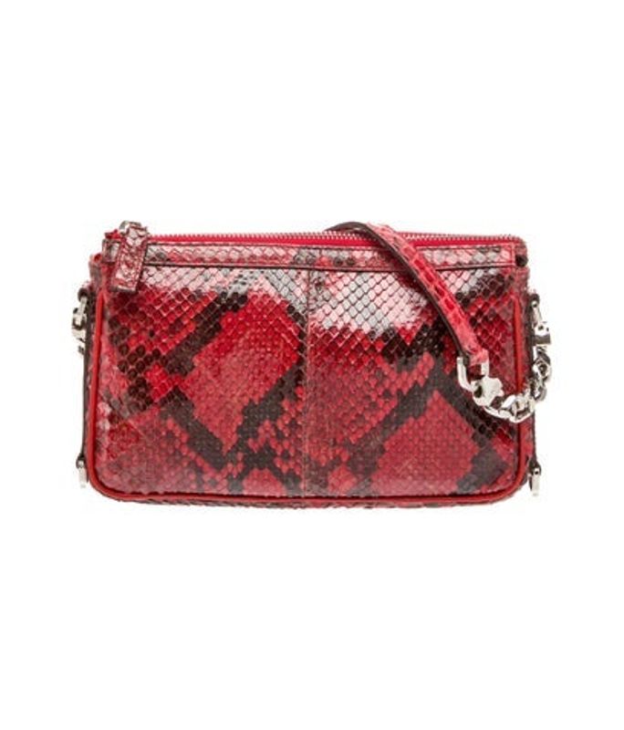 Versace Snakeskin Top Handle Bag