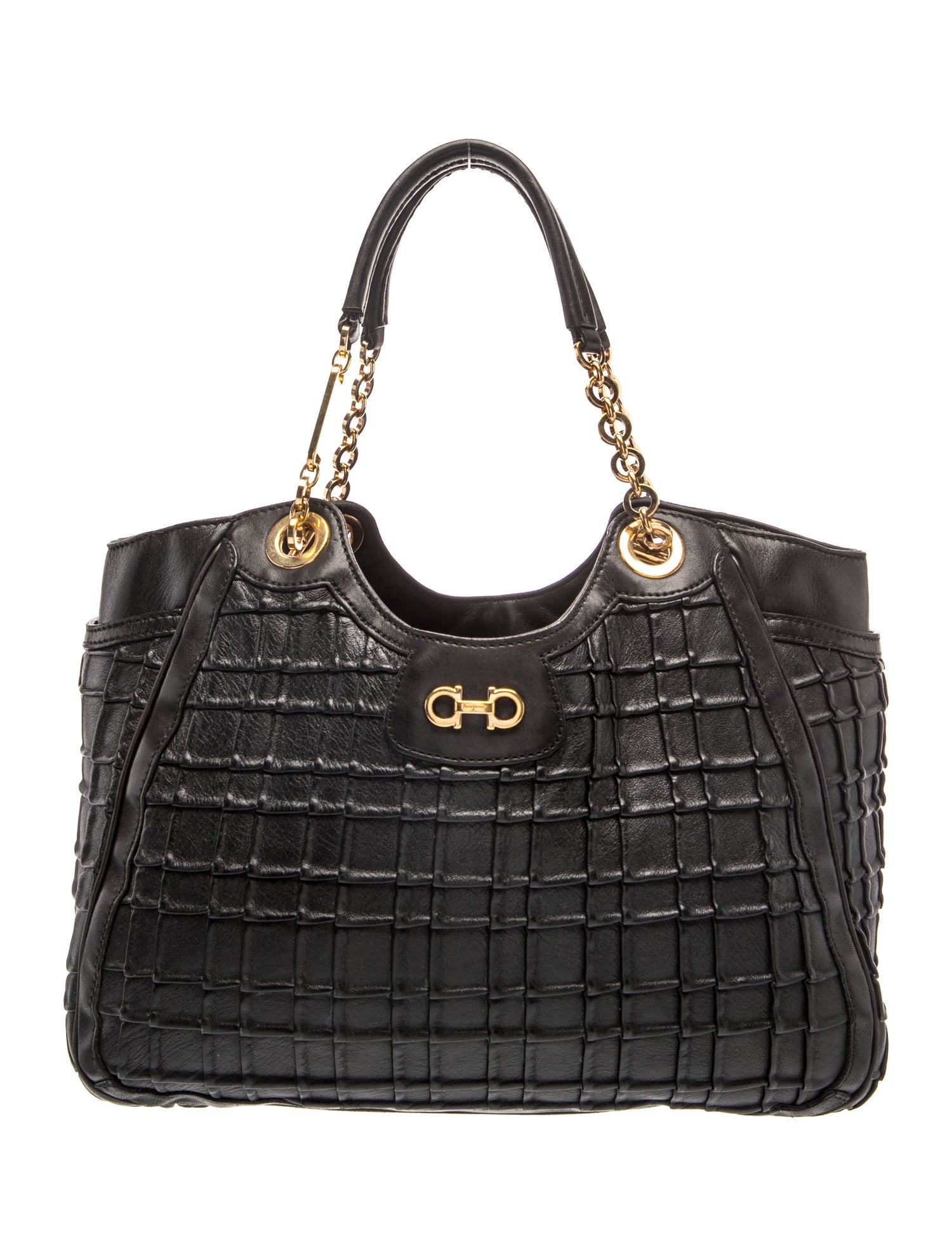 Ferragamo Leather Shoulder Bag