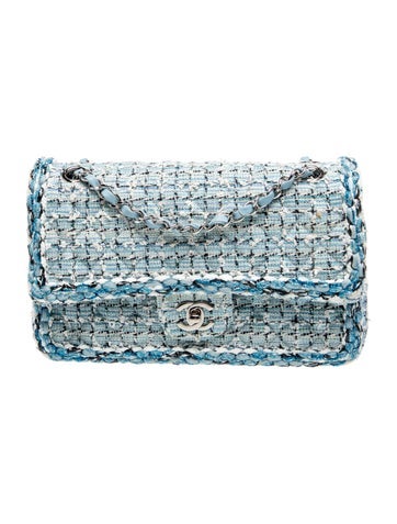 Medium Fantasy Tweed Classic Double Flap Bag