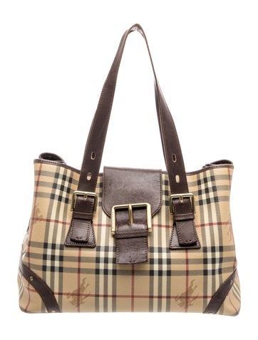 Burberry Haymarket Check Shoulder Bag