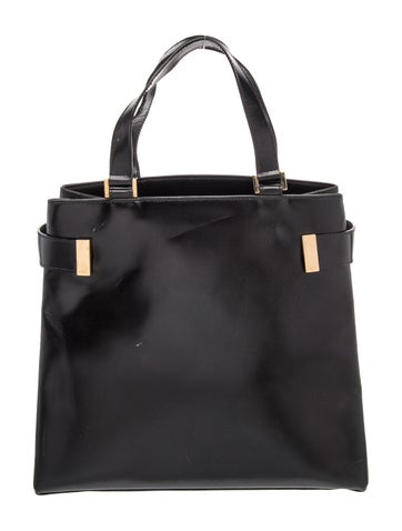 Leather Top Handle Bag Vintage