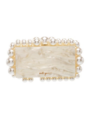 Faux Pearl Garment Bag